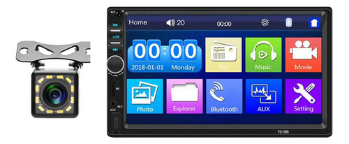 Pantalla Táctil De 7 Pulgadas Audio 7018b + Cámara