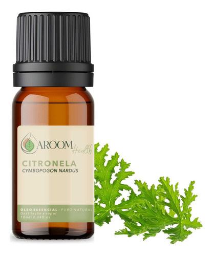 Óleo essencial puro de Citronela – 10 ml AroomHealth