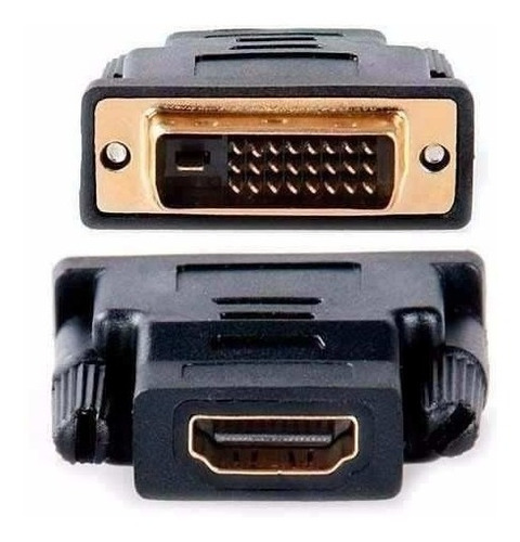 Conector Adaptador Dvi-d(24+1)m X Hdmi F Banhado De Ouro Ps3