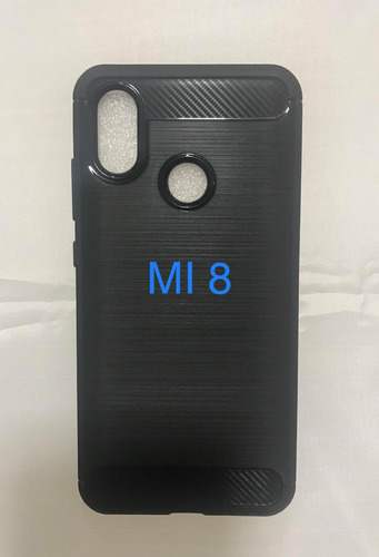 Estuche Textura Carbon Fiber Protection Xiaomi Mi 8