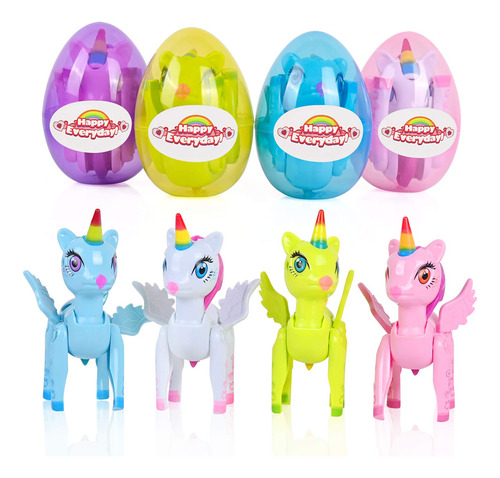 Regalo Pascua Para Niño Huevo 4 Juguete Unicornio Mejor