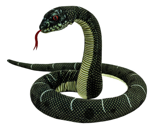 Juguete De Peluche Serpiente Yohaki 132 Cm Suave Y Lavable