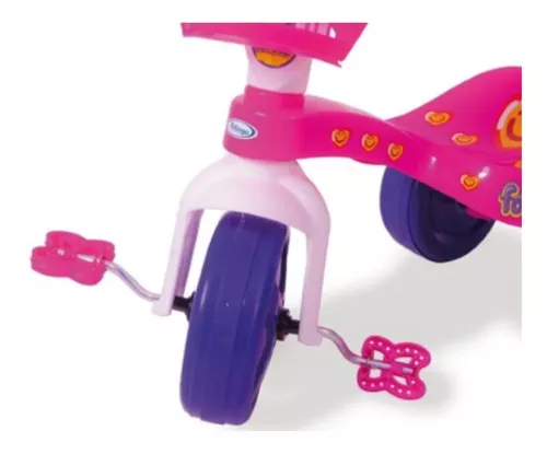 Triciclo Velotrol Infantil Bebe Motoca Menina