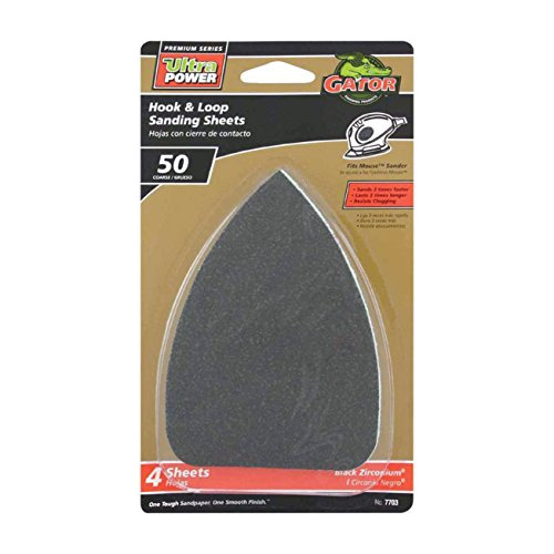 Recambio De Papel De Lija 7701 120 Ct Grit Mouse, Paque...