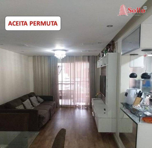 Imagem 1 de 16 de Condomínio Essence Apartamento 83m² Com 3 Dormitórios (sendo 1 Suíte) - Jardim Zaira - Guarulhos/sp - Ap0393