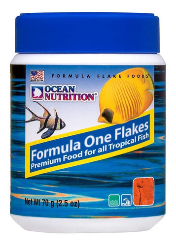 Alimento Ocean Nutrition Formula One Flake 70g Escamas Peces