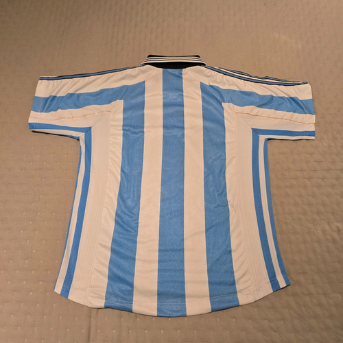 Camiseta Seleccion Argentina Titular 1998 Original. Talle L (Usado)