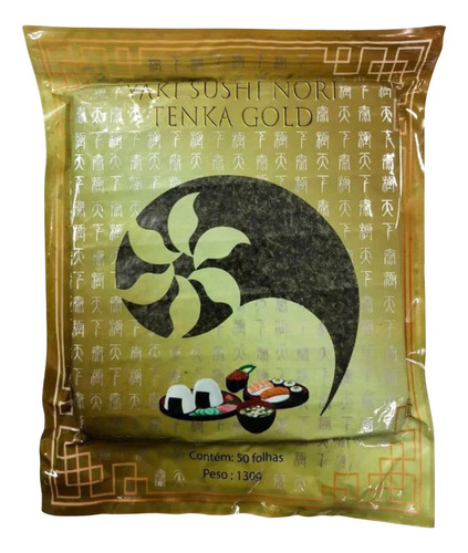 Alga Marinha Nori Yakinori Tenka Gold 130gr 50 Fls