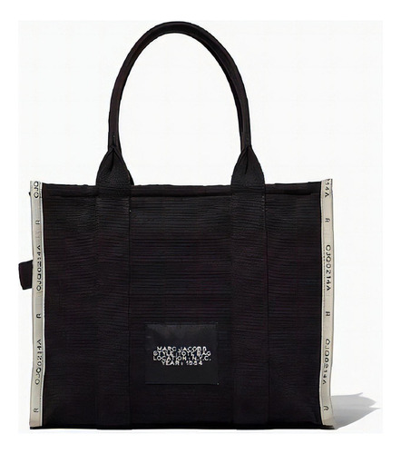 Bolsa Marc Jacobs The Jacquard Large Tote M0017048 Negro