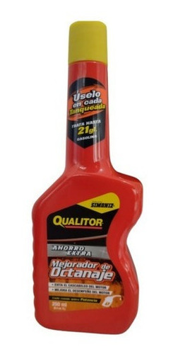 Aditivo Gasolina Mejorador Octanaje Qualitor Simoniz 250ml