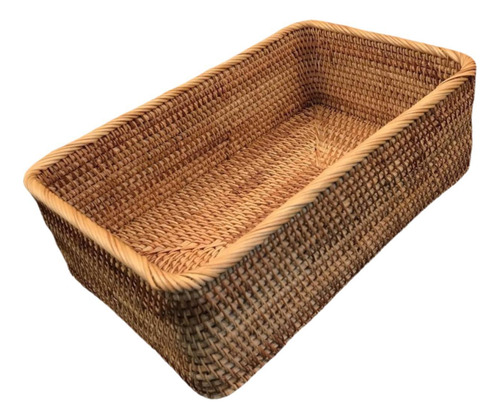 Cesta De Almacenamiento De Ratán Caja De Almacenamiento