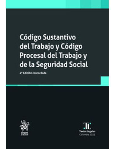 Libro Codigo Sustantivo Del Trabajo Y Codigo Procesal Del T