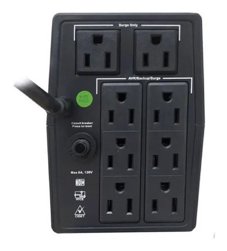 Imagen 3 de 4 de Ups Cdp Upr1008 1000va 500w 120v Avr 8tomas Orgm