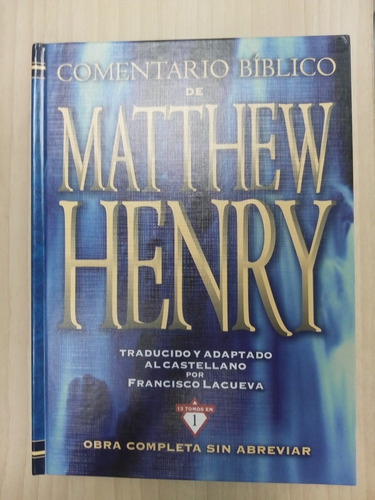 Comentario Bíblico Matthew Henry 