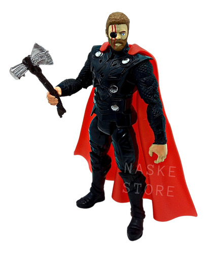 Avengers Articulados Thor Martillo Loki Zeus Capitan America
