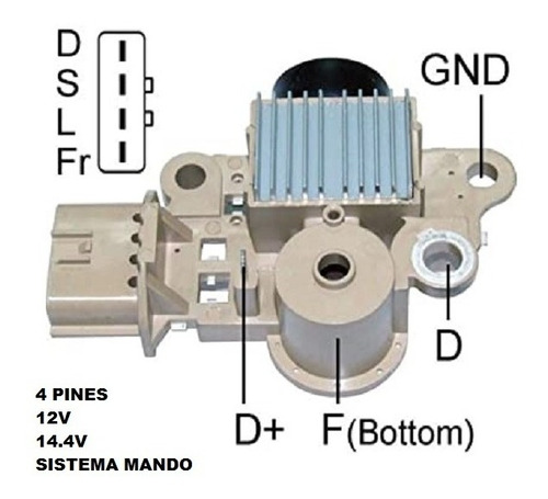 Regulador Alternador Hyundai Santa Fe 3.5 V6 2005-2010 G6dc