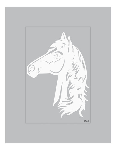 Calcos Con Relieve Para Autos, Lunetas Serie Caballos