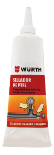 Teflón Liquido Sellador De Tuberias Con Ptfe 50 Ml Wurth