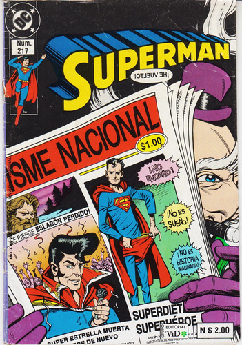 Comic Superman #217 Historias Desconocidas Cómic Chico