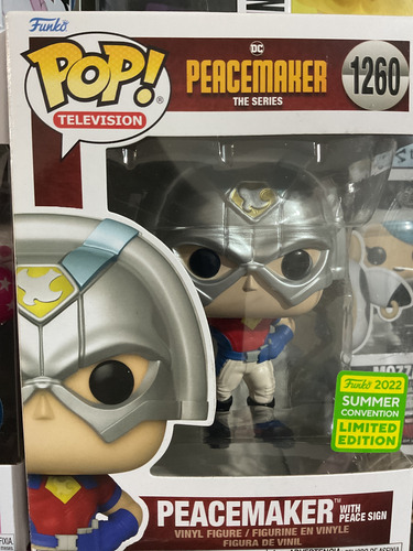 Funko Pop Edición Limitada #1260 Peacemaker With Peace Sign