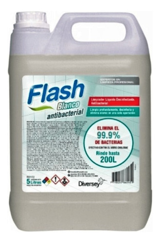 Desinfectante Antibacterial Flash X 5 Lts. 