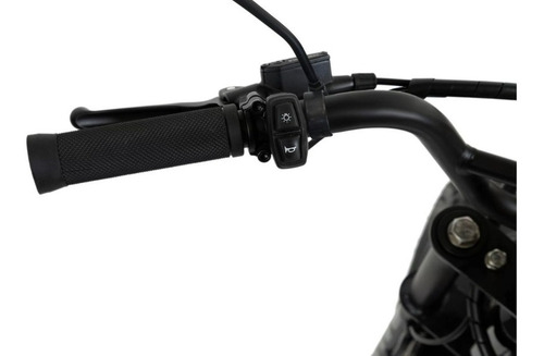 Bicicleta eléctrica Caloi Mobylette 350w con freno hidráulico, color negro