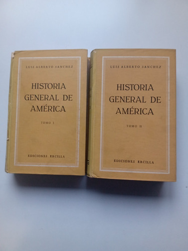 Historia General De América.l.sánchez.2t.santiago De Chile.