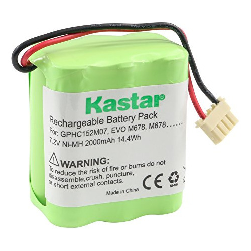 Batería Gphc152m07 (1 Paquete), Nimh 7.2v 2000mah, Ree...