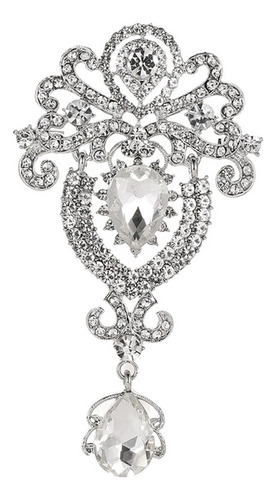 De 2 Broche De Diamantes De Imitación Joyería Elegante De
