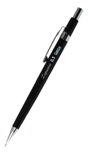 Lapiseira Grafite Escrever Escolar Preta 0.5 C/ Borracha