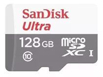 Comprar Tarjeta De Memoria Sandisk Sdsquns-128g-gn6ta  Ultra Con Adaptador Sd 128gb