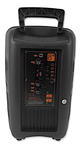 Bocina Microfono Control Bluetooth Con Radio Fm 8in Tws 8pzs