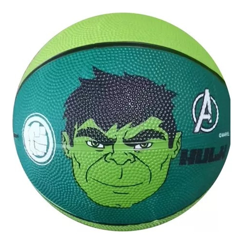 Pelota De Basketball Nº3 Hulk Marvel Original Y Oficial