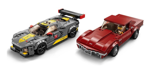 Imagen 3 de 4 de Lego Speed Champions- Chevrolet Corvette C8.r Y 1968 (76903)