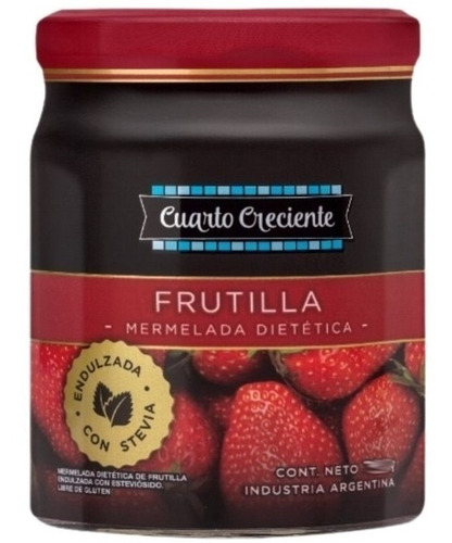 Mermelada Frutilla Con Stevia X300g