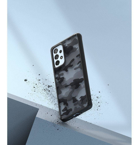 Imagen 6 de 6 de Funda Para Samsung A53 5g Ringke Fusion Camo Black Matte