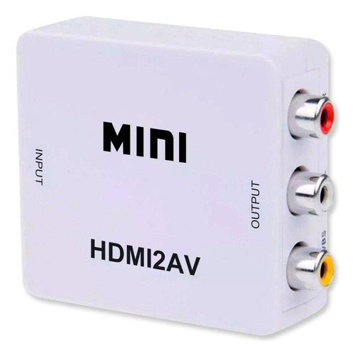 Convertidor Hdmi A Rca: Soporta Resolución Full Hd