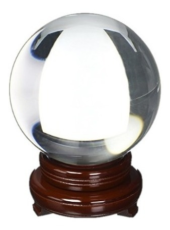 Esfera Bola Cristal Para Adivinación Modelo 3 Grande 15 Cm  