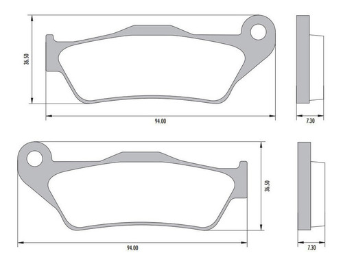 Pastillas Delanteras Bajaj Pulsar Ls 135, Dominar 400