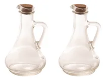 Comprar Kit 2 Garrafas Vidro Azeite Óleo Tampa Rolha Cortiça 250ml