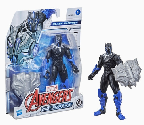 Figura De Acción Black Panther Conaccesorio De Batalla 15cm
