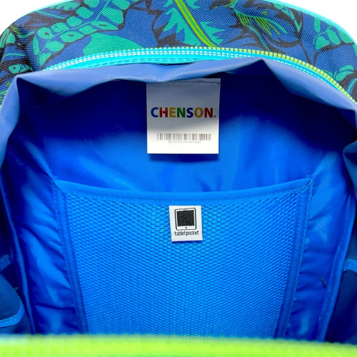 Mochila Dinosaurios Jurassic T-rex Chenson Original Uso Rudo Azul Dinosaurios