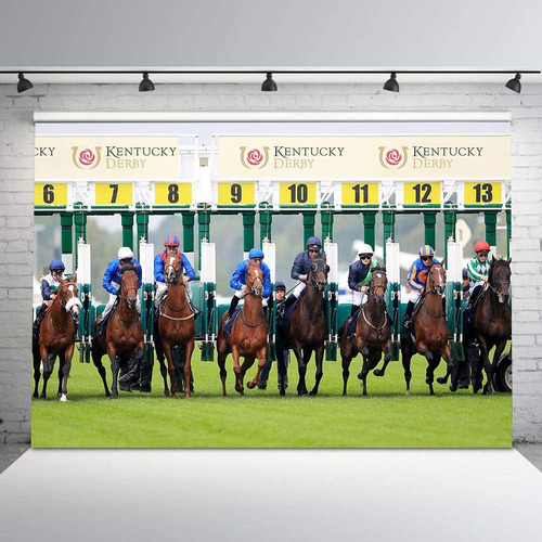 The Kentucky Derby Zyvv0958 - Fondo De Carrera De Caballos P