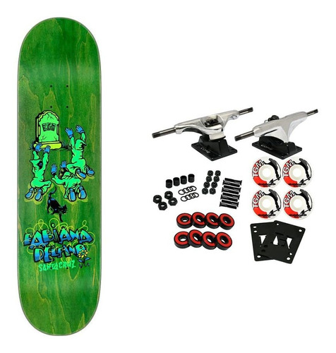 Santa Cruz Skateboard Completo Delfino Ego Vx 8.25 31.6 