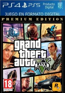 Grand Theft Auto V: Premium Ps4 Y Ps5 Playstation Juego