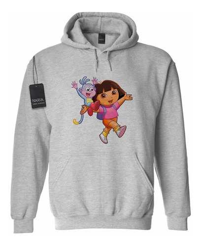 Buzo Canguro Niño Dora La Exploradora Diseño Logo - Psdo6