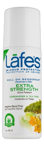 Desodorante Natural Roll-on Lafe's 88ml Fragrância Extra Strength (extra-forte)