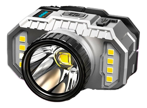 Imagen 1 de 10 de Linterna Minero Led Cabeza Gadnic Vincha Batería Recargable