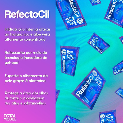 Protetor Pálpebras Eye Care Pads Patch Cílios Sobrancelhas