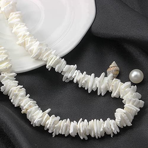 Roe Dolph Collar De Concha De Puka Para Hombres, 2 Piezas De